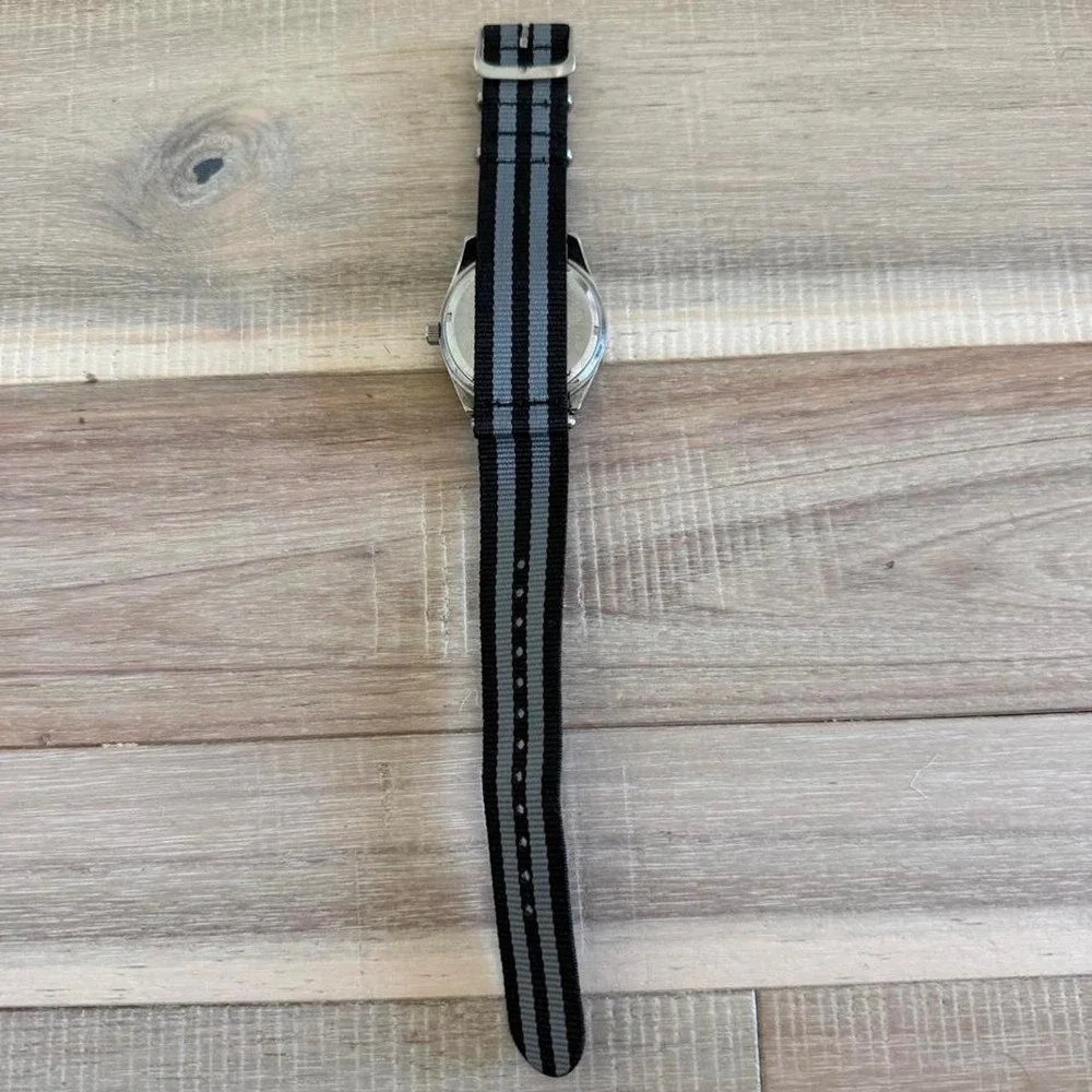 Callaway Golf Watch with black and gray striped strap